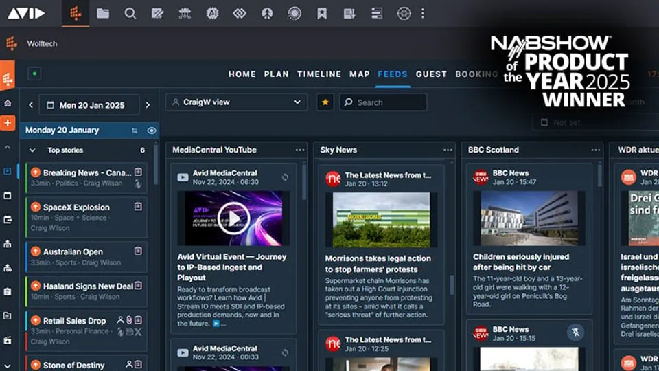 Avid MediaCentral — Newsroom Platform